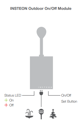 insteon outdoor on off module dimmer