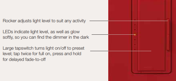 multi location dimmer features