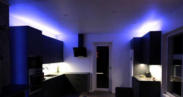 color changing led lights kitchen