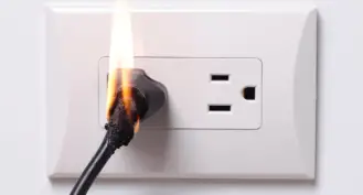 extension cord fire