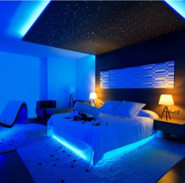 rope led lights for bedroom