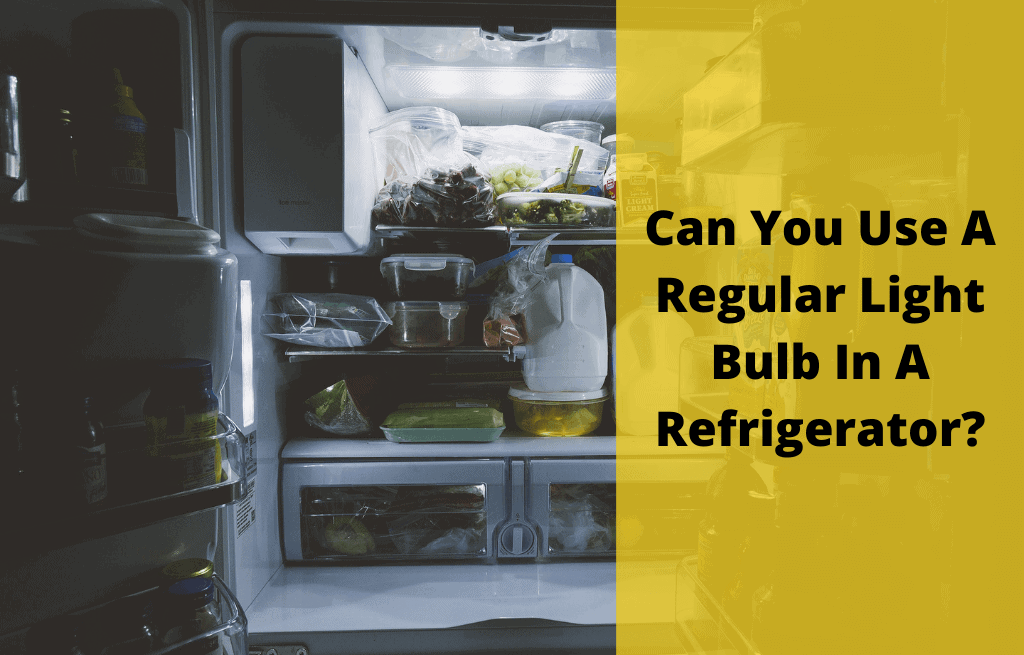 Can You Use A Regular Light Bulb In A Refrigerator