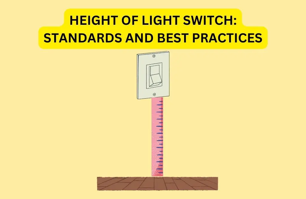 height of light switch